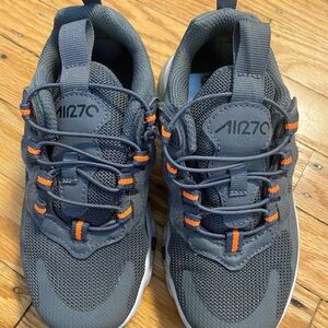 Kids (Toddler) Nike Air Max 270 Shoes - Gray and Orange